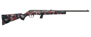 Savage Arms 64 F 22LR Semi-Auto Rifle with US Flag Synthetic Sporter stock
